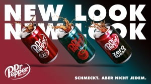 Dr Pepper im neuen Look und mit OoH-Kampagne -